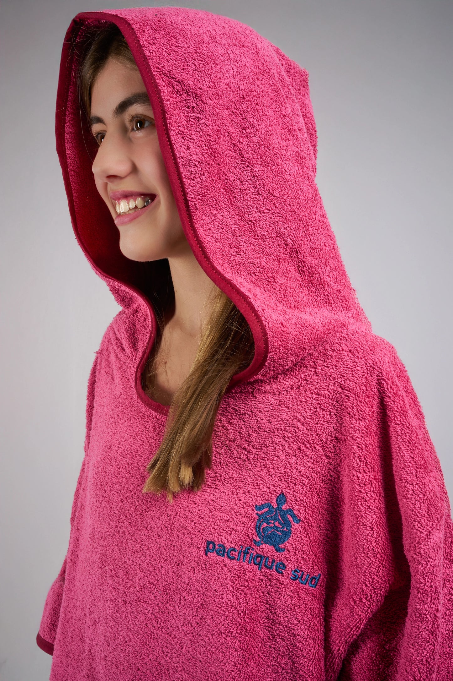 Poncho da surf per bambini blu