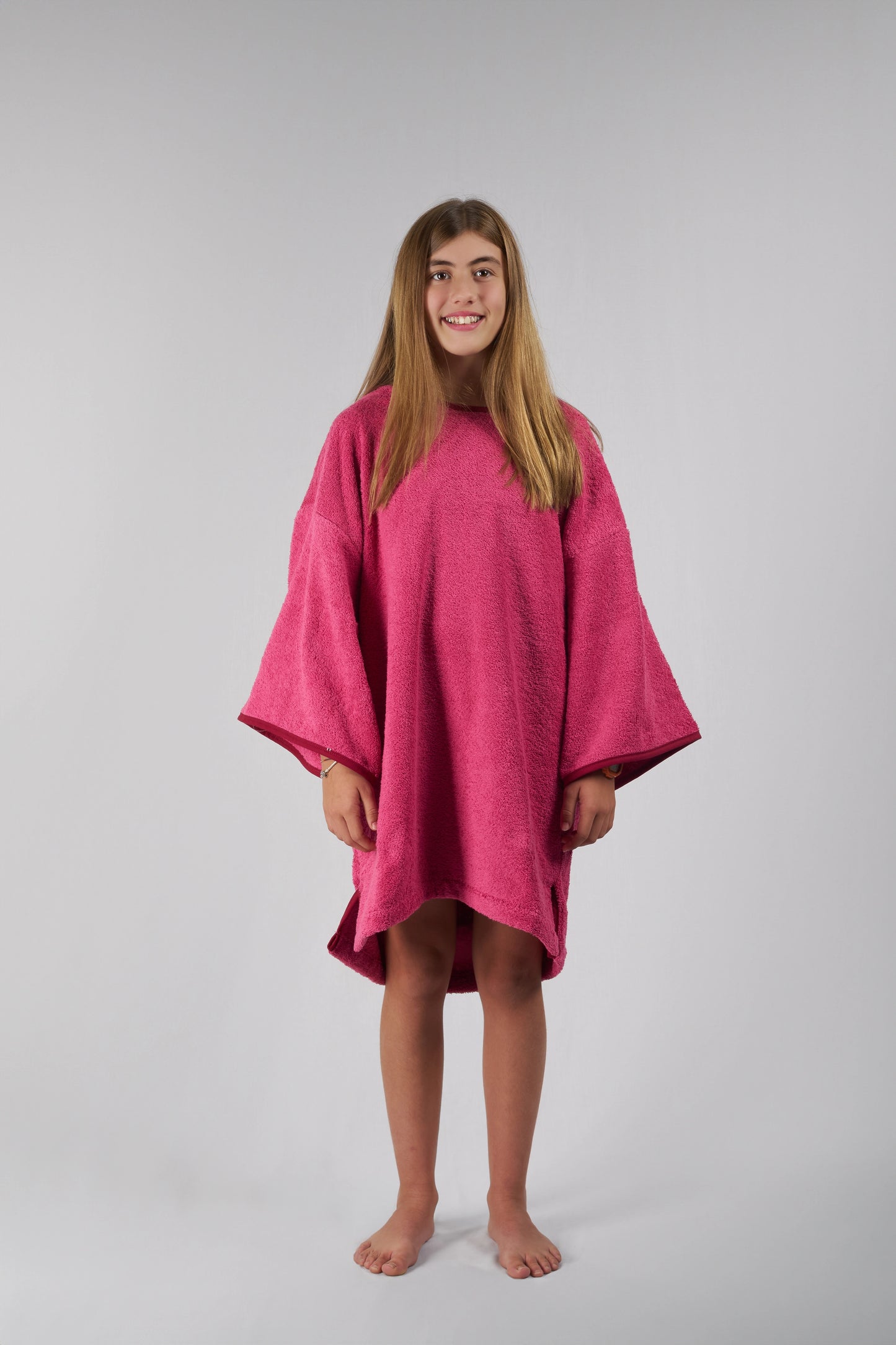 Poncho da surf per bambini blu