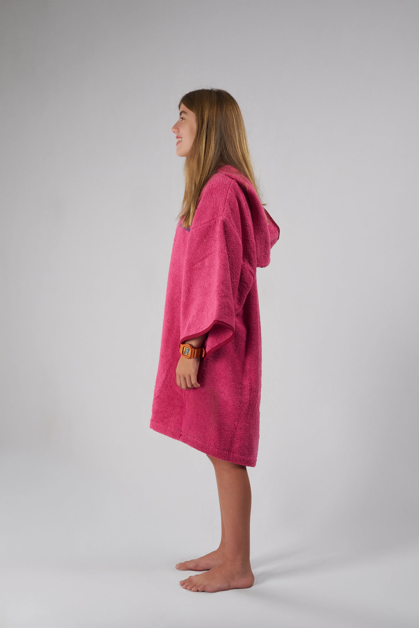 Poncho da surf per bambini blu
