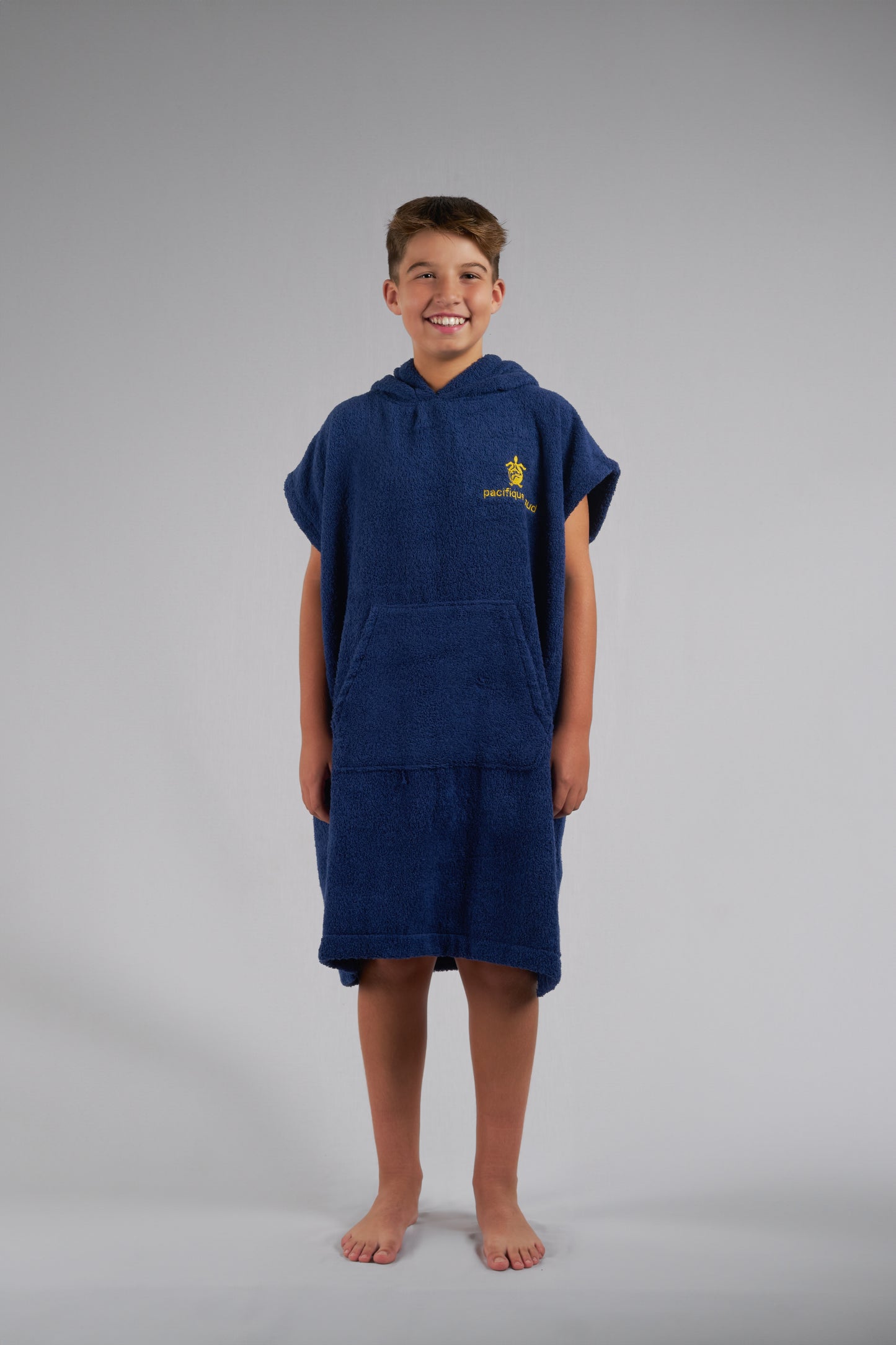 Poncho da surf per bambini blu