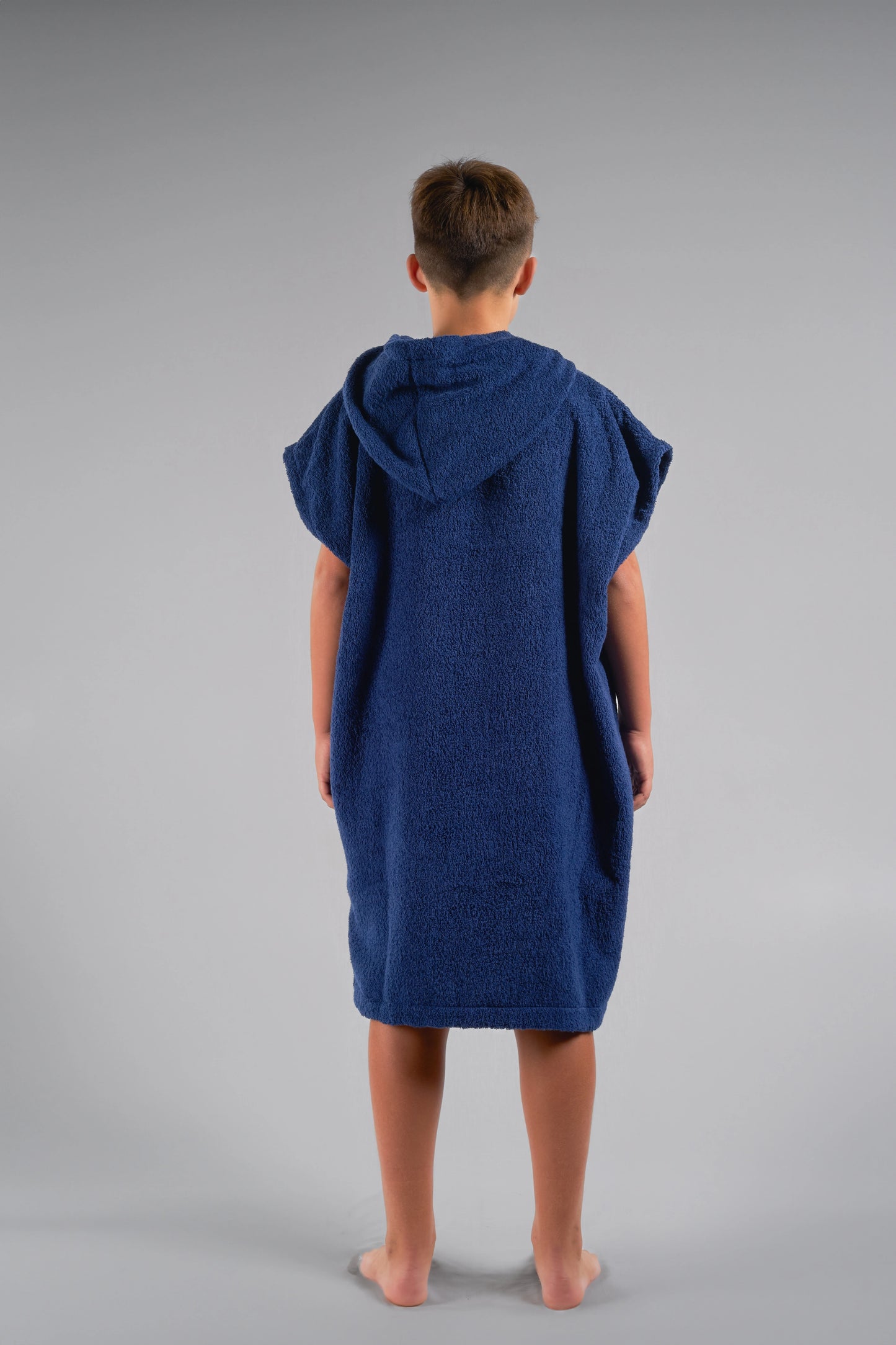 Poncho Surf Kids - Azul - Algodão - Sem Mangas