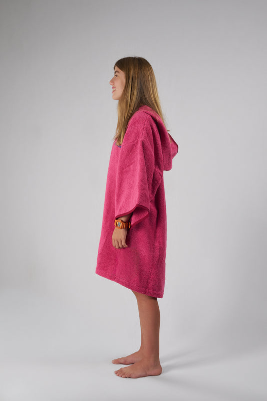 Poncho da surf per bambini blu
