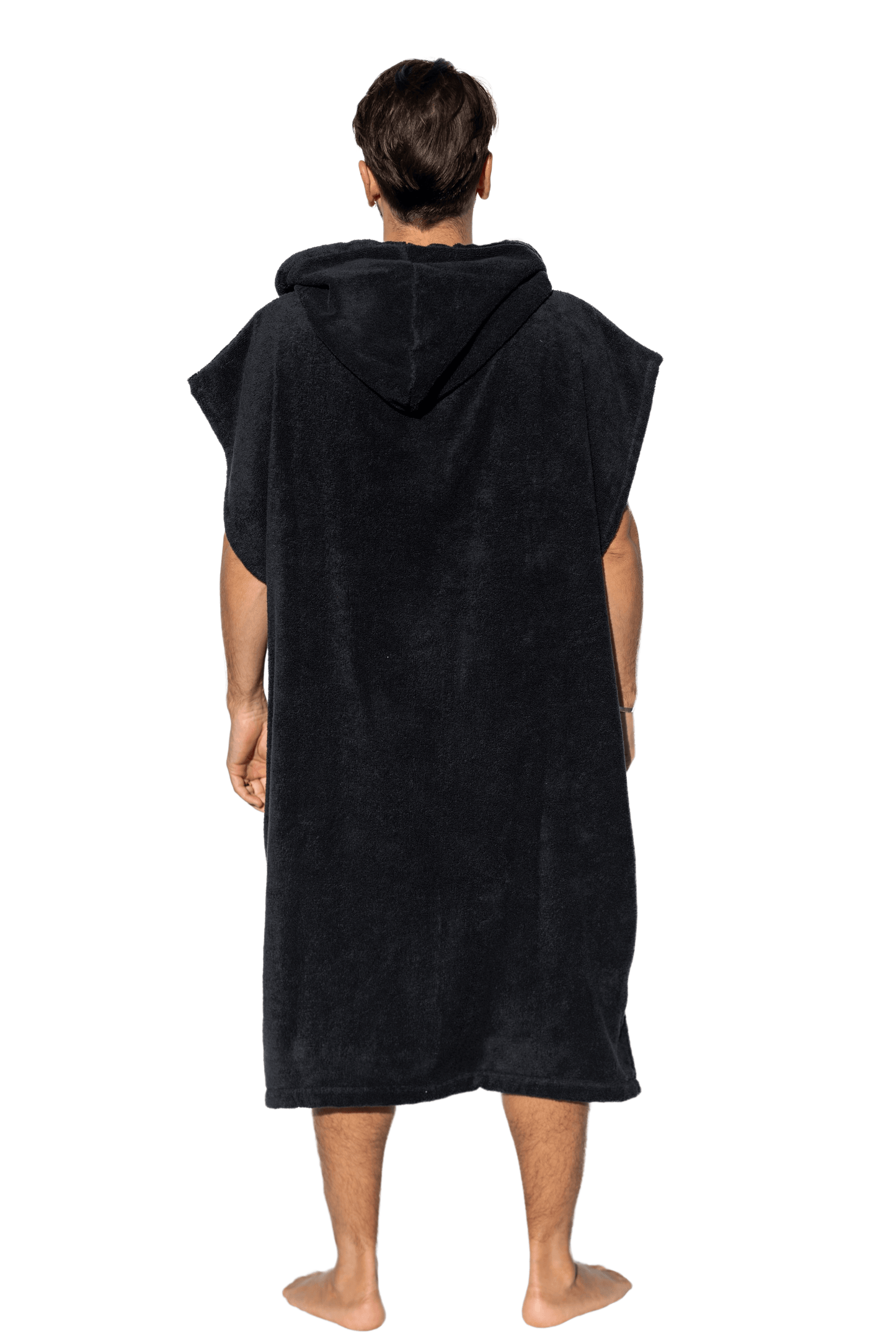  Poncho Surf Cinza Escuro sem mangas